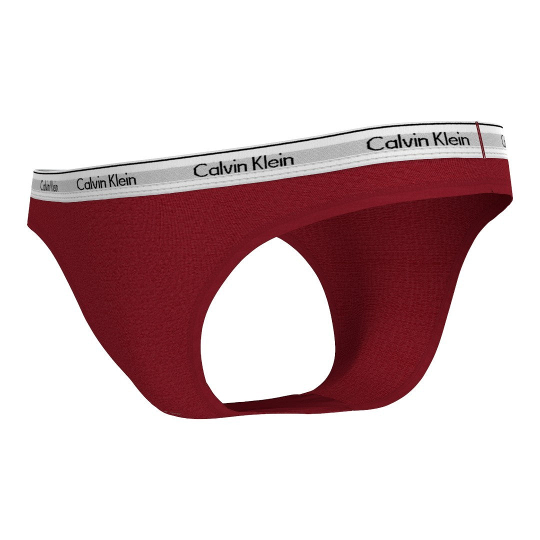 Calvin Klein Slip Donna Brasiliano Rosso - 000QD5246EXLL