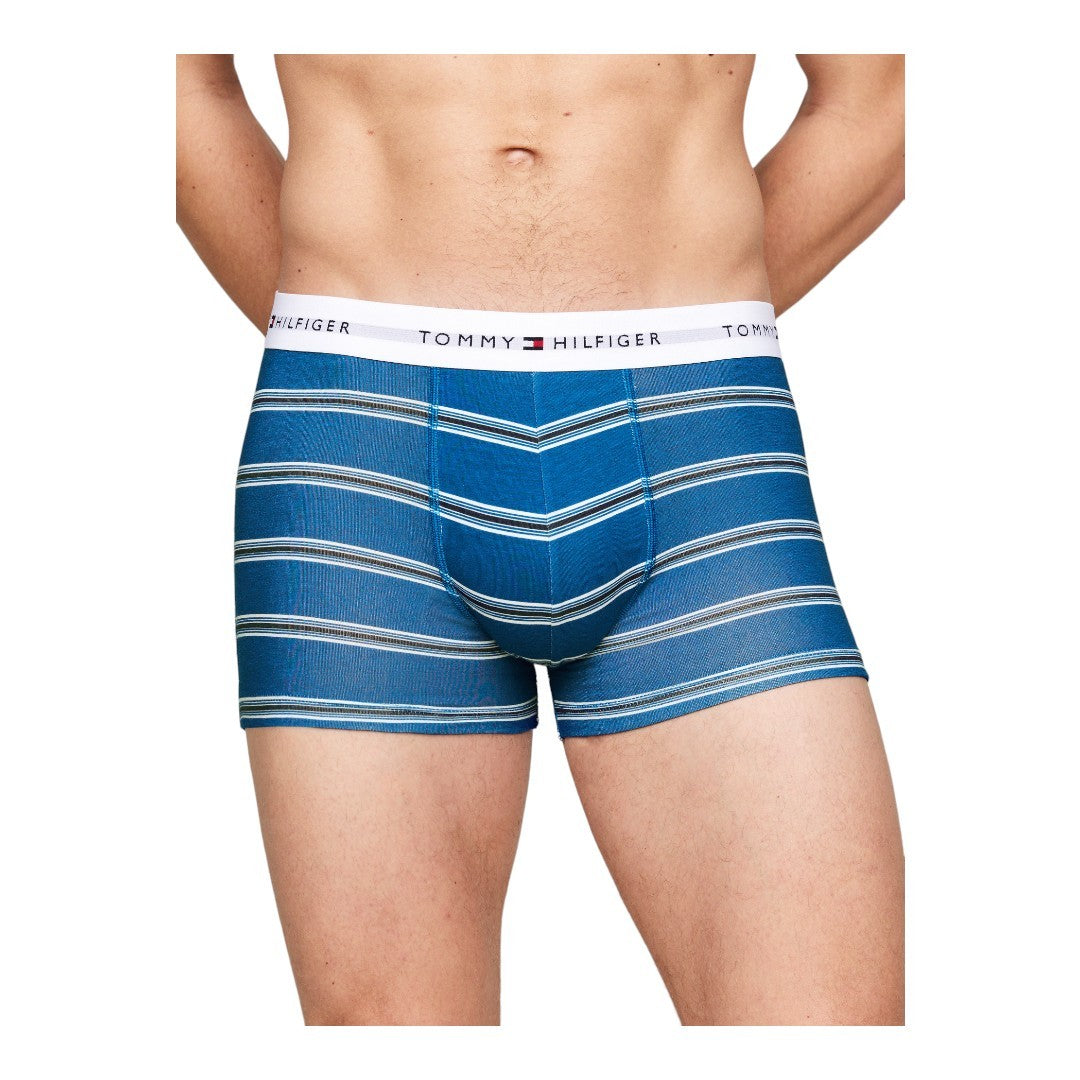 Tommy Hilfiger Boxer Uomo 3-Pack Trunk Print - UM0UM027680UG_B