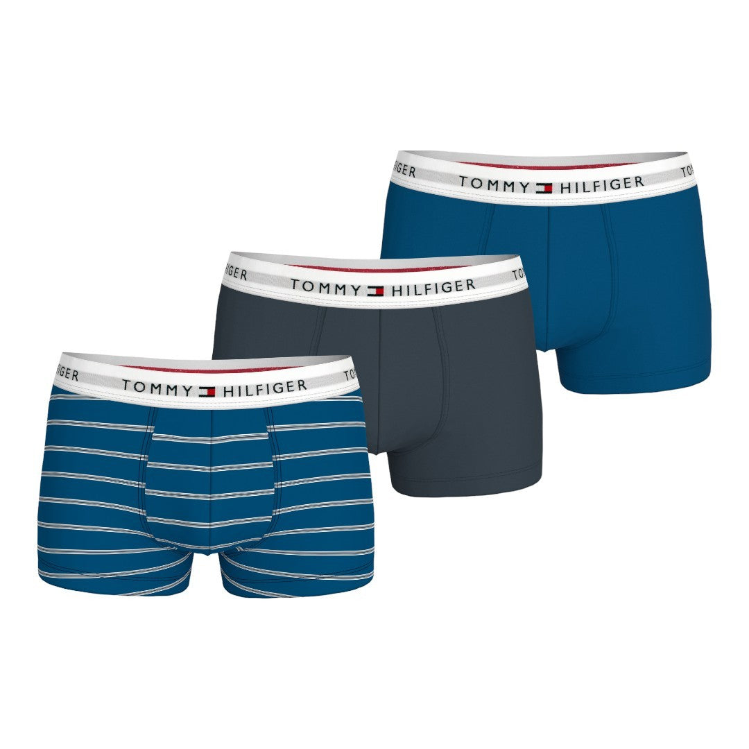 Tommy Hilfiger Boxer Uomo 3-Pack Trunk Print - UM0UM027680UG_B