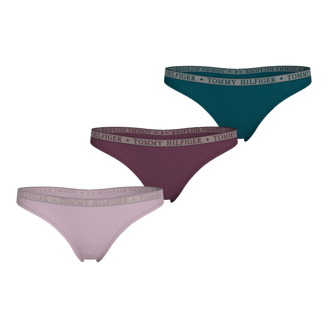 Tommy Hilfiger Slip Donna 3Pack THONG - UW0UW04890-0V1