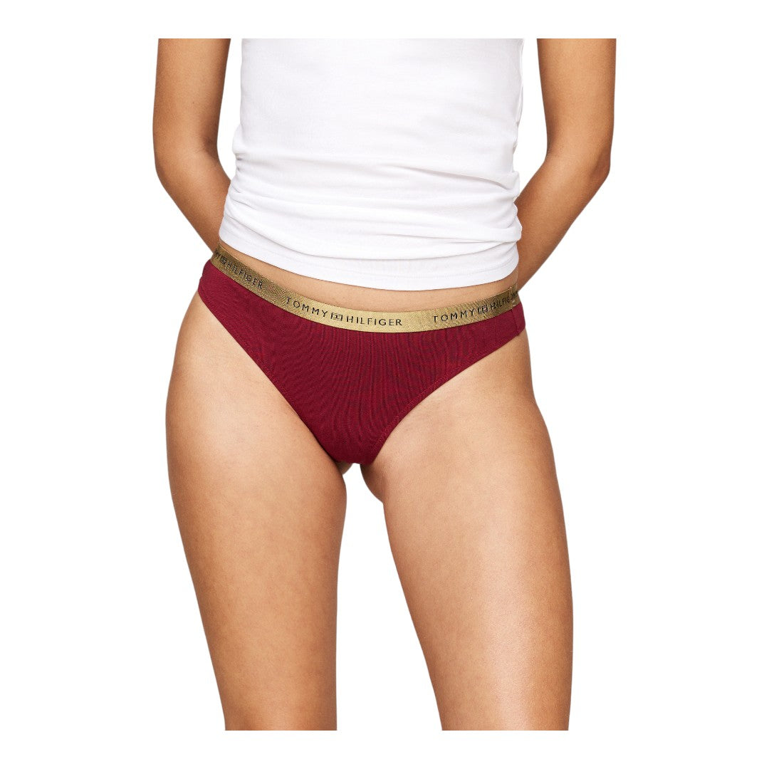 Tommy Hilfiger 5 PACK Slip Donna THONG GIFTING - UW0UW05535-0SB