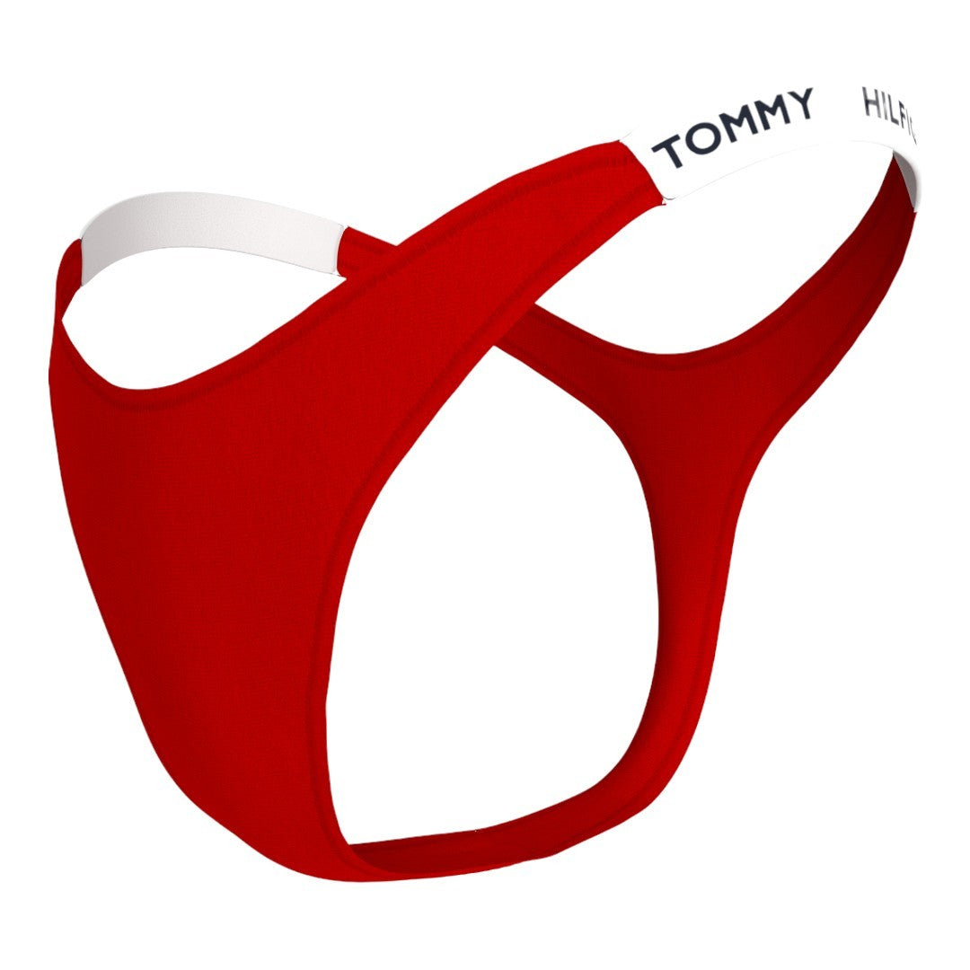 Tommy Hilfiger Slip Donna HIGH LEG THONG Red - UW0UW05615XLG_B