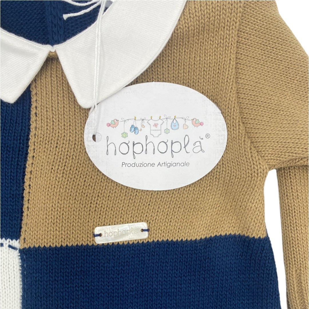 Hophoplà Tutina Nascita in lana 0-1 mesi maschietto-Made in Italy 4024451058010