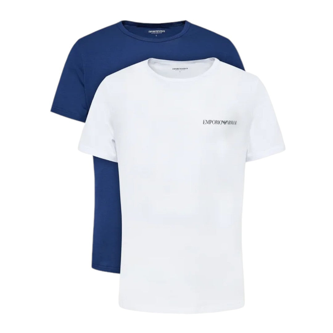 Emporio Armani Loungewear Set Inchiostro/Bianco - 111267 4F717 33034