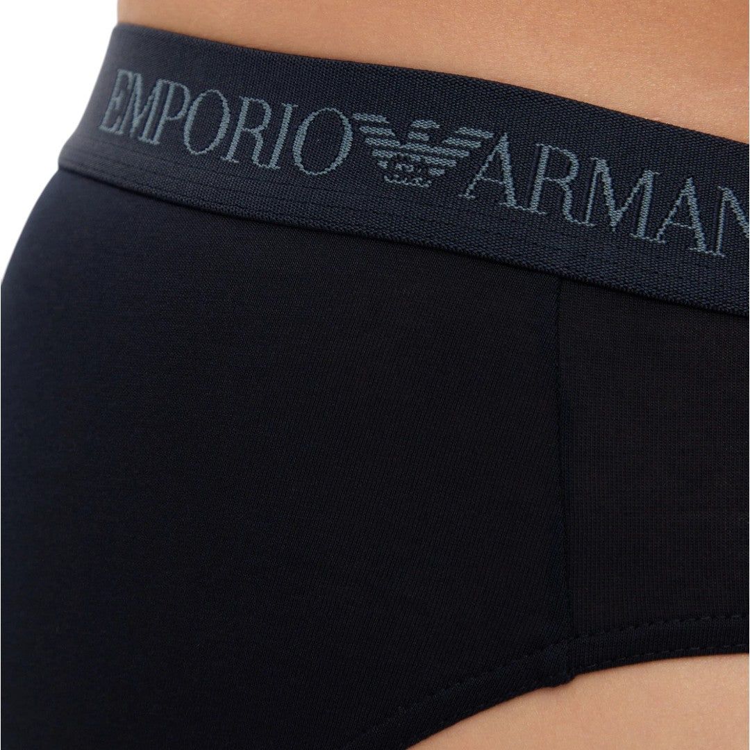 Emporio Armani Underwear Set 3 slip Marin/St Tempes/Mari - 111624 4F722 75536