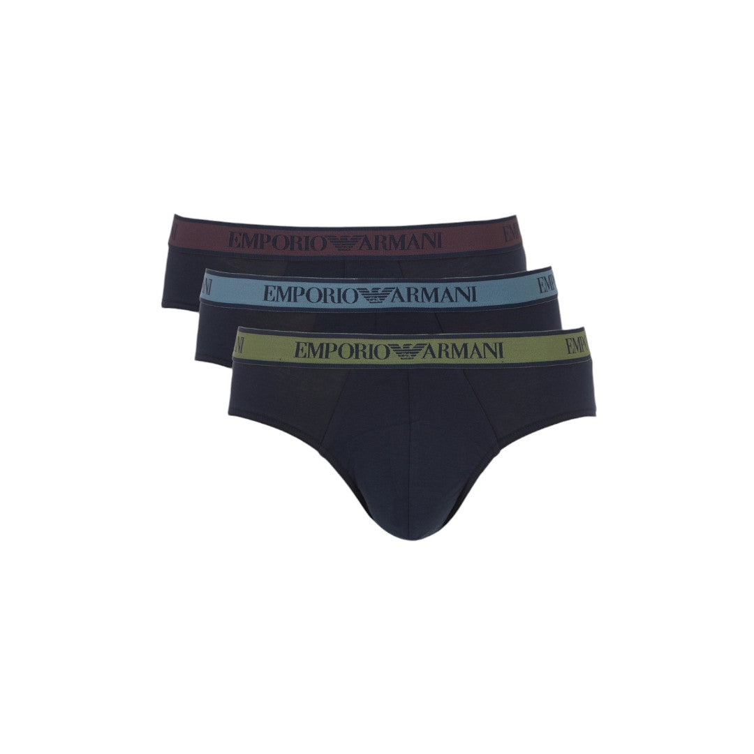 Emporio Armani Underwear Set 3-Pack Marine - 111734 4F717 70435