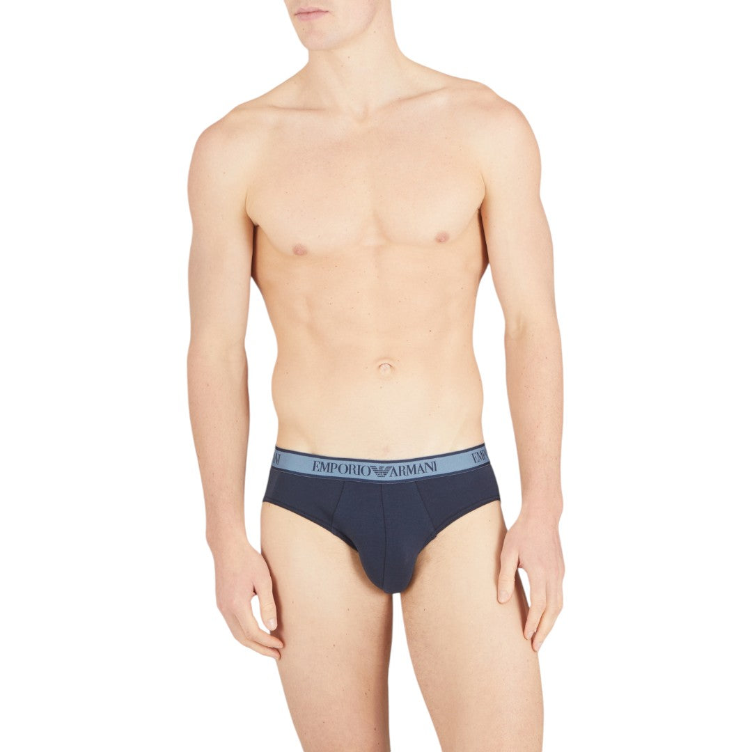 Emporio Armani Underwear Set 3-Pack Marine - 111734 4F717 70435