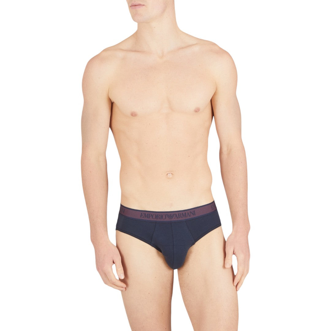 Emporio Armani Underwear Set 3-Pack Marine - 111734 4F717 70435