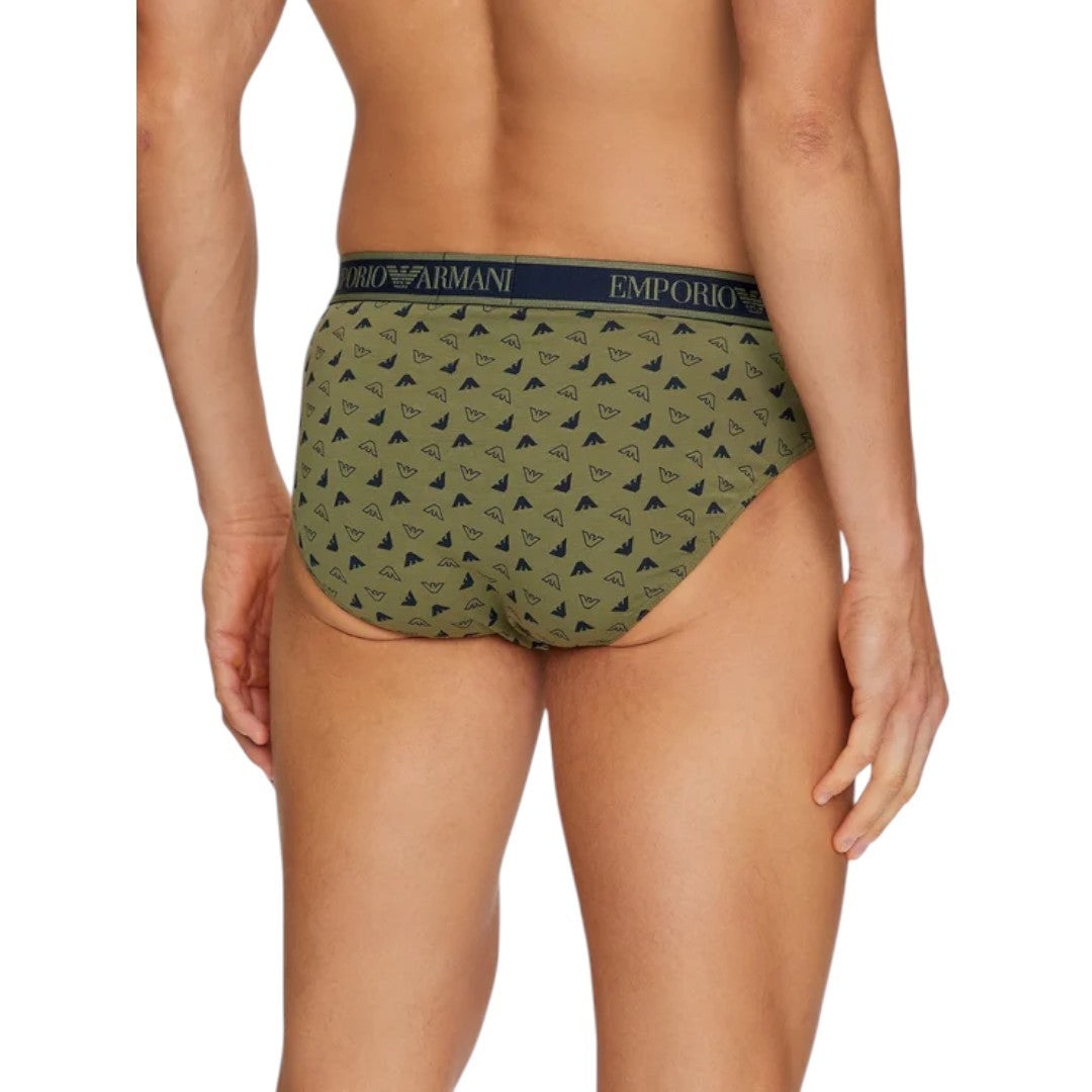 Emporio Armani Underwear Set 3 slip Marin-St Oliva-Marin - 112132 4F717 75436