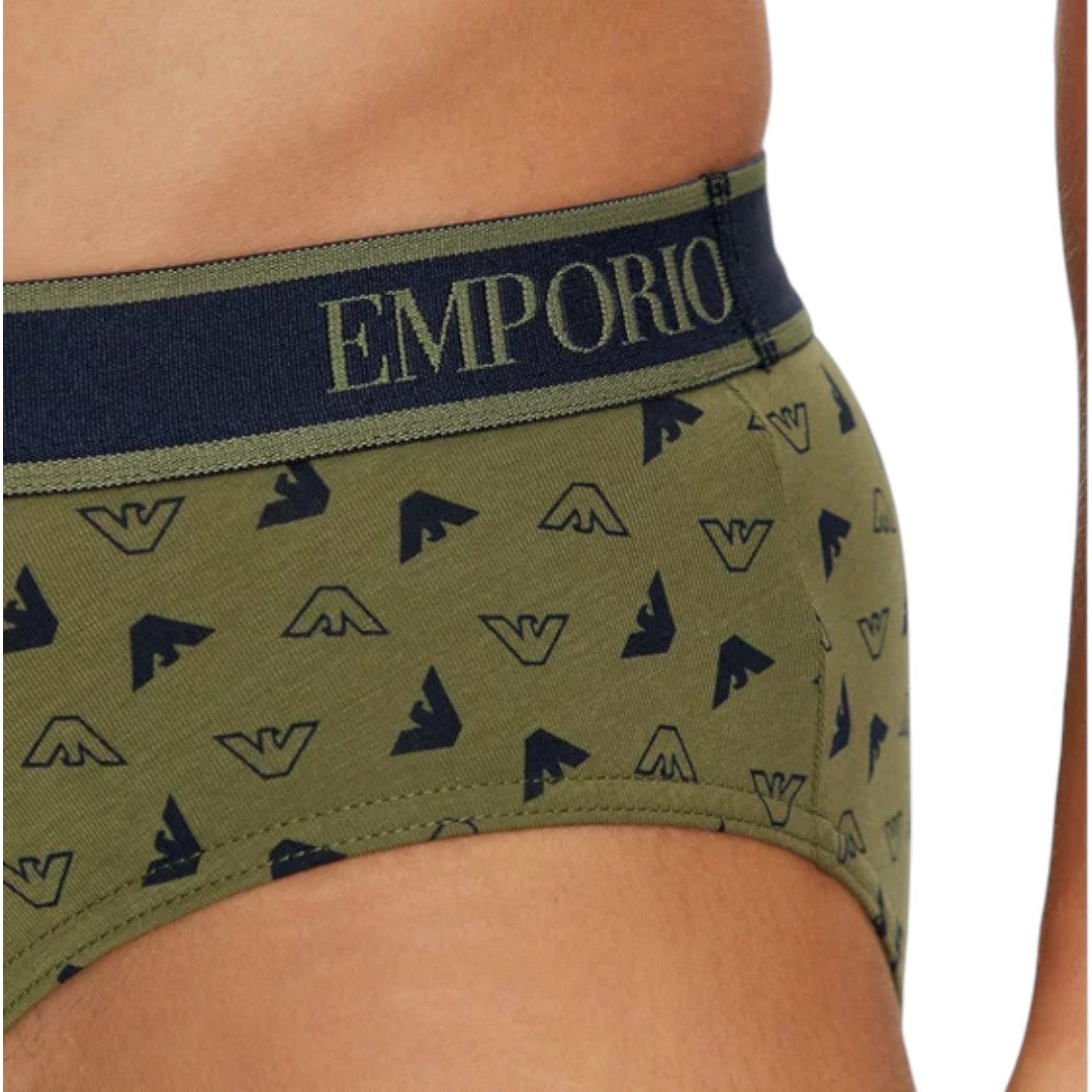 Emporio Armani Underwear Set 3 slip Marin-St Oliva-Marin - 112132 4F717 75436