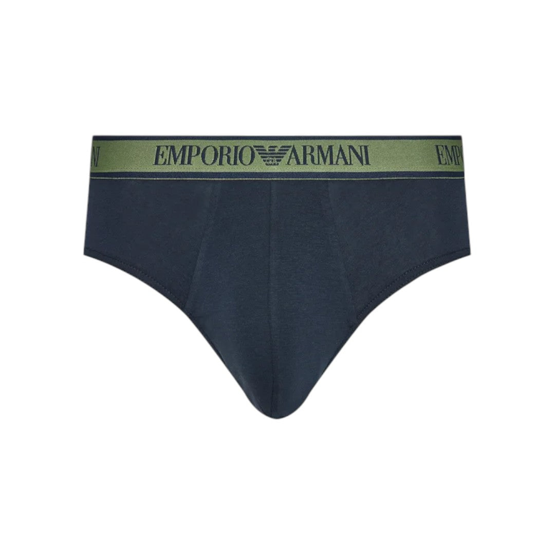 Emporio Armani Underwear Set 3 slip Marin-St Oliva-Marin - 112132 4F717 75436