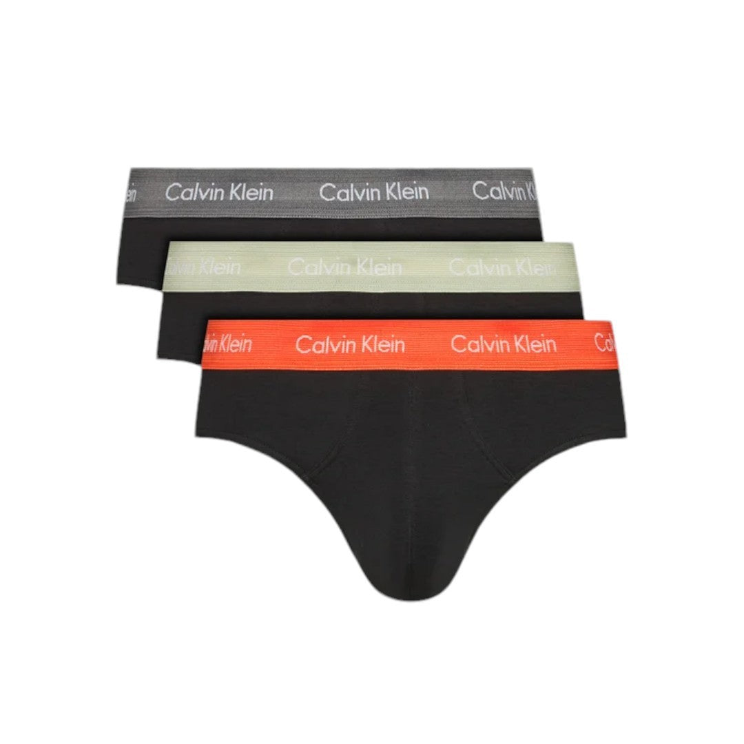 Calvin Klein Underwear Uomo Slip In Confezione Da 3 - Cotton St - 0000U2661G-MWR