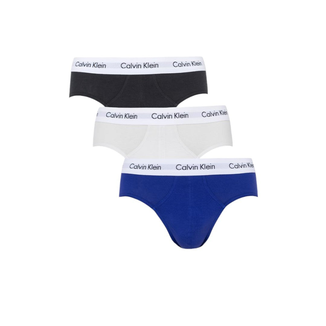 Calvin Klein Underwear Uomo Slip In Confezione Da 3 - Cotton St - 0000U2661G-H4U