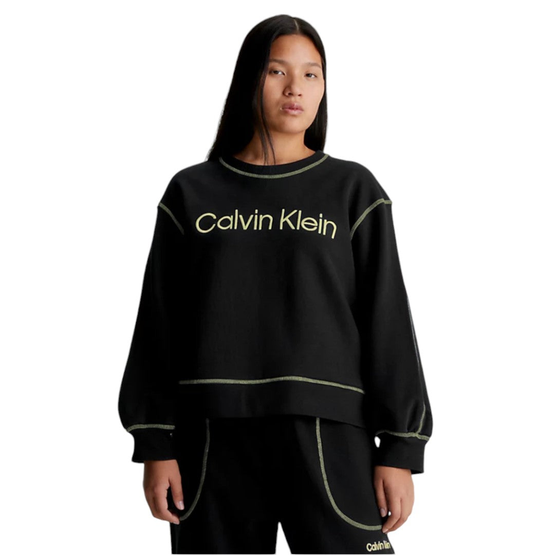 Calvin Klein Felpa Donna Logo Calvin Klein - CK Future Shift 000QS7012EUB1