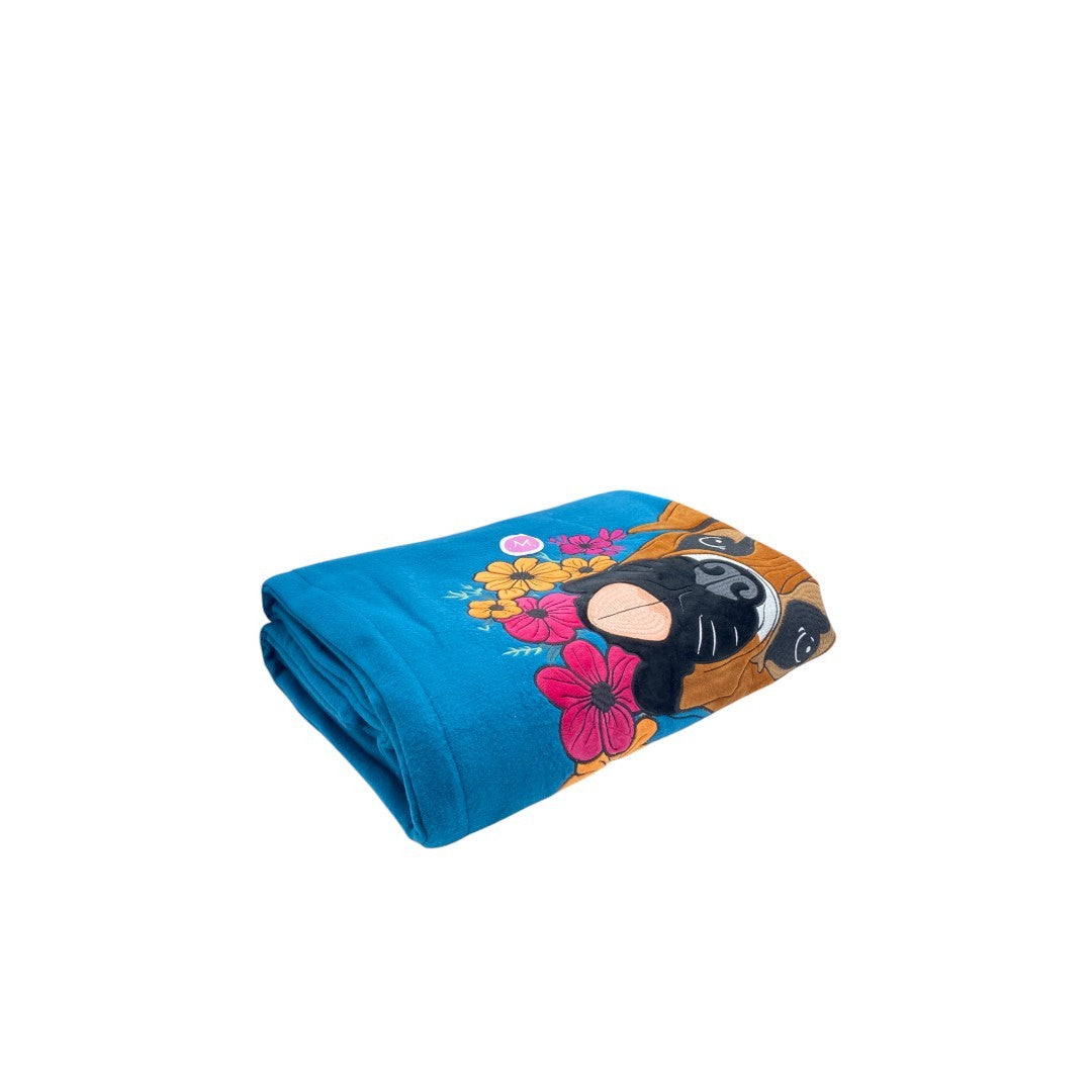 Riviera Doggy Plaid Ricamato Ettore Boxer Ottanio - DD0533 0201
